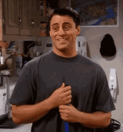 friends joey gif|friends joey supposably.